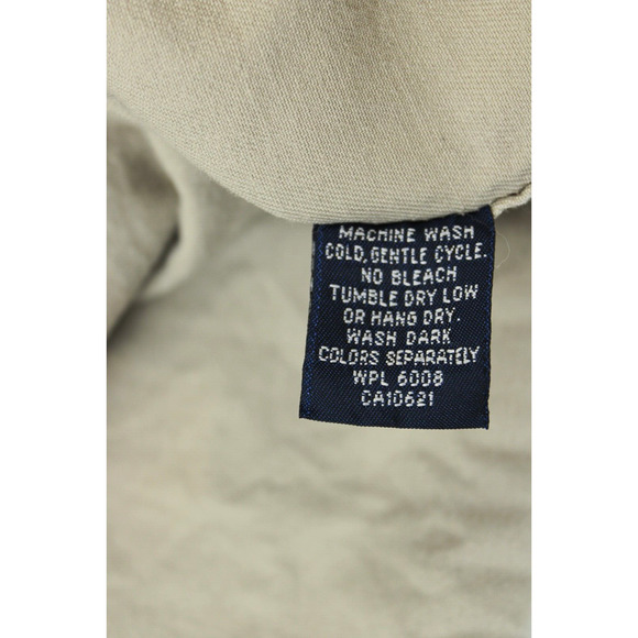 Panhandle Slim Beige Pearl Snap Button Down Shirt Men L Western Long Sleeve - Picture 12 of 13